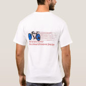 最初年次森林バイクの再結集 Tシャツ (裏面)