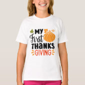 最初感謝してい与えの Tシャツ (正面)