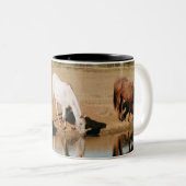 最初朝の一口 ツートーンマグカップ (正面右)