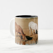 最初朝の一口 ツートーンマグカップ (正面左)