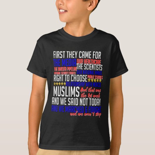 最初来にShirt Science Civil Rights Res Tシャツ (正面)