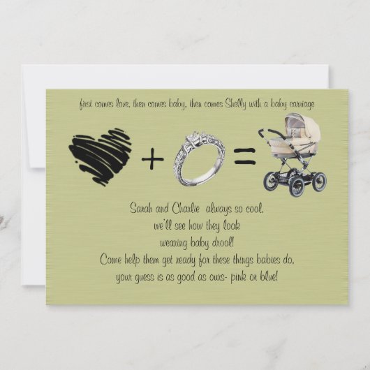 最初来の愛それから結来婚……
 ... 招待状 (正面)