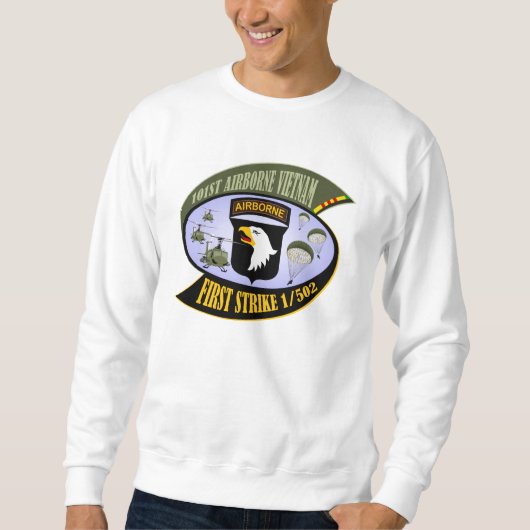 最初殴打1/502 スウェットシャツ (正面)