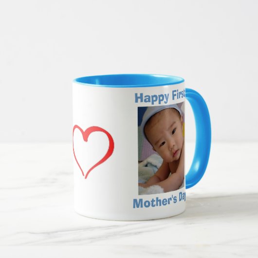 最初母の日 マグカップ (正面右)