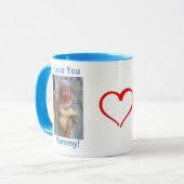 最初母の日 マグカップ (正面左)