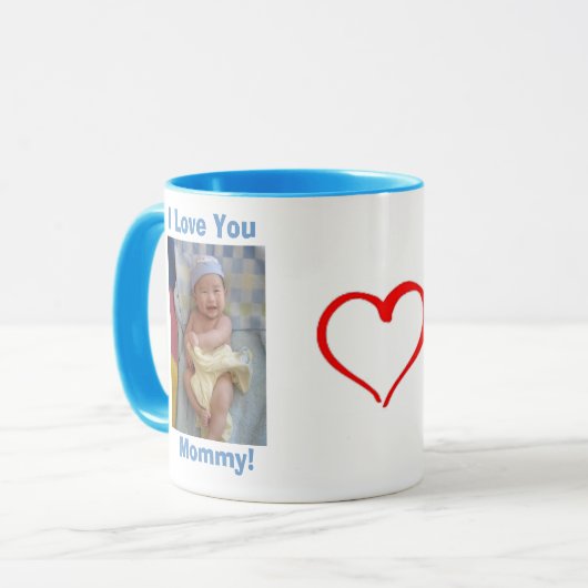 最初母の日 マグカップ (正面左)