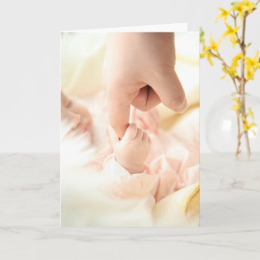 最初父の日カード カード (黄色い花)