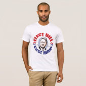 最初紳士のワイシャツのためのBill Clinton Tシャツ (正面フル)