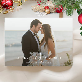 最初結婚とメリークリスマス結婚したの写真 シーズンカード