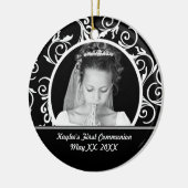 最初聖餐の写真のオーナメント セラミックオーナメント (左)