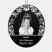 最初聖餐の写真のオーナメント セラミックオーナメント (左)