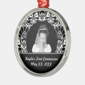 最初聖餐の写真のオーナメント メタルオーナメント (左)