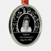 最初聖餐の写真のオーナメント メタルオーナメント (右)