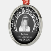最初聖餐の写真のオーナメント メタルオーナメント (左)