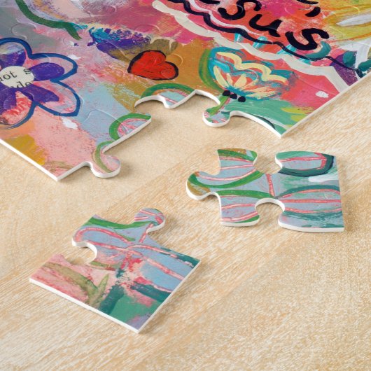 最初聖餐の女の子のギフトのパズル ジグソーパズル (側面)