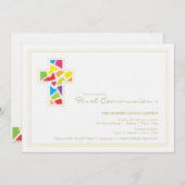 最初聖餐の招待状 招待状 (正面/裏面)