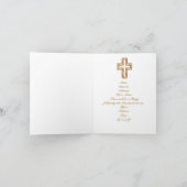 最初聖餐の招待 招待状 (内部)