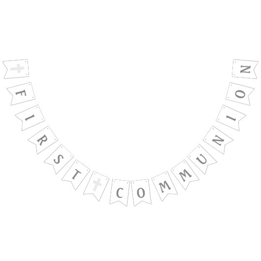 最初聖餐の旗を交差させて下さい バンティングフラッグ (全)