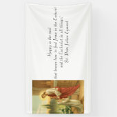 最初聖餐の旗: すべての事の聖餐式 横断幕 (縦)