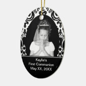 最初聖餐の楕円形のオーナメント セラミックオーナメント (左)