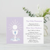 最初聖餐の聖餐杯、薄紫 招待状 (スタンド正面)