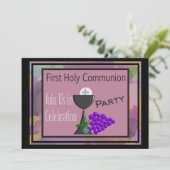 最初聖餐式の招待状の聖餐杯のホスト 招待状 (スタンド正面)