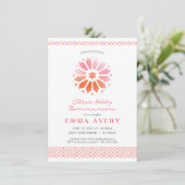 最初聖餐式の招待状、女の子の招待 招待状 (スタンド正面)