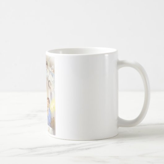 最初聖餐式の男の子 コーヒーマグカップ (右)