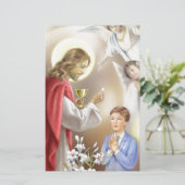 最初聖餐式の男の子 便箋 (スタンド正面)