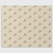 最初聖餐式の聖餐杯のカトリック教徒の花 ラッピングペーパー (フラット)