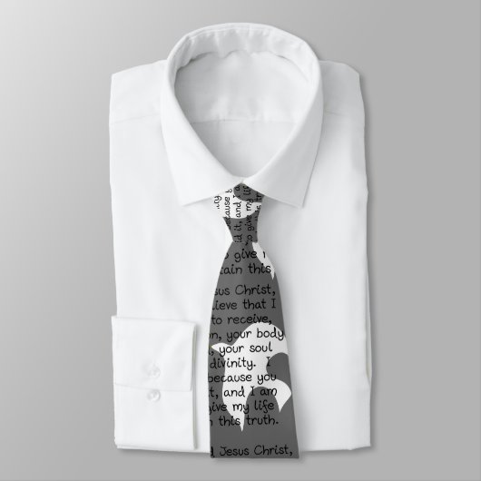 最初聖餐式日の灰色のタイ ネクタイ (タイ)