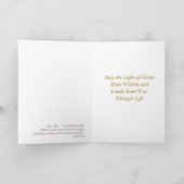 最初聖餐式 カード (内部)