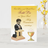 最初聖餐式 カード (黄色い花)