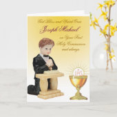 最初聖餐式 カード (黄色い花)