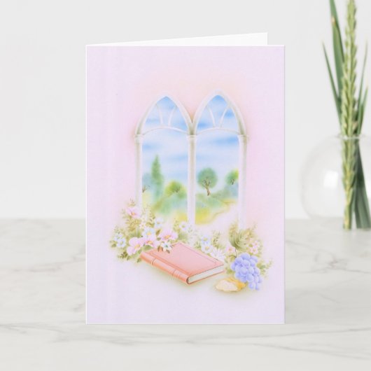 最初聖餐式、確認 カード (正面)