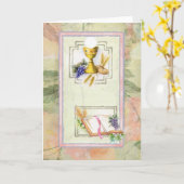 最初聖餐式、確認 カード (黄色い花)