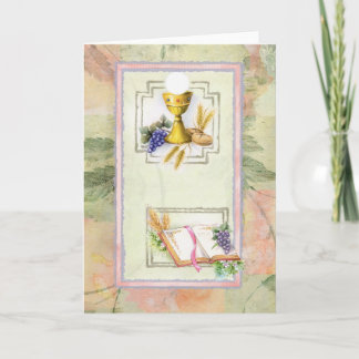 最初聖餐式、確認 カード