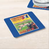 最初航空グランプリ スクエアペーパーコースター (アングル)