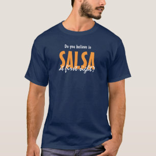 最初視力のサルサ Tシャツ