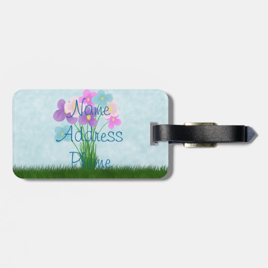 最初視力の愛 ラゲッジタグ (裏面横)