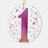 最初誕生日のオーナメント セラミックオーナメント (左)