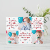 最初誕生日のサンキューカード サンキューカード (スタンド正面)