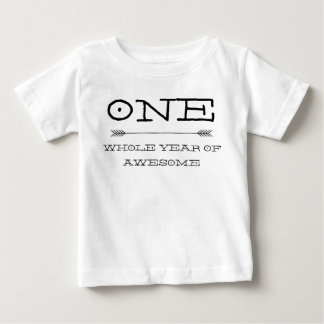 最初誕生日のワイシャツ ベビーTシャツ