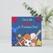 最初誕生日は男の子の誕生日の招待状を遊ばします 招待状 (スタンド正面)