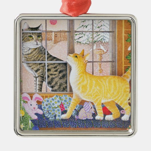 最初足場 メタルオーナメント (正面)