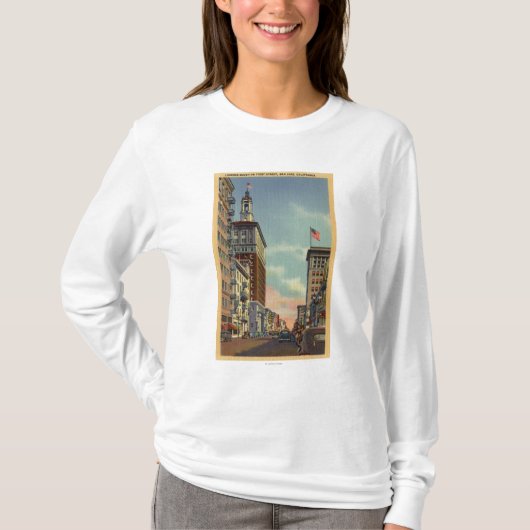 最初通りの南眺め Tシャツ (正面)