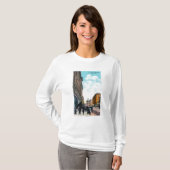 最初道からの北の眺め Tシャツ (正面フル)