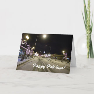 最初雪のクリスマスカード シーズンカード