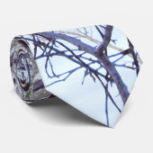 最初雪の迷彩柄 ネクタイ (ロール)