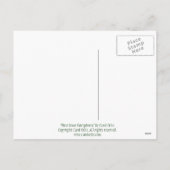 最初雪のFairyphoriaのクリスマスの郵便はがき シーズンポストカード (裏面)